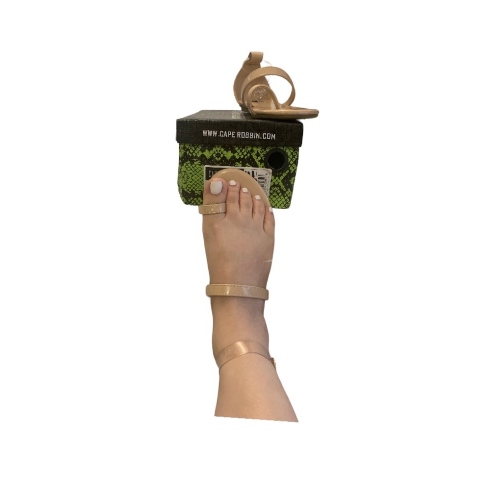 Nude sandals